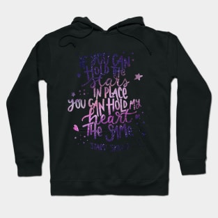 If you can hold the stars // Galaxy Song Lyric art Hoodie